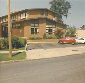 Cornell Road building, 1966